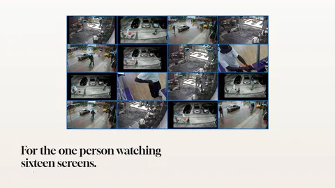 A frame from Itqan: For the one person watching sixteen screens.
