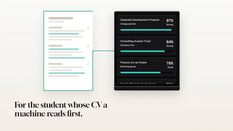 A frame from Itqan: For the student whose CV a machine reads first.
