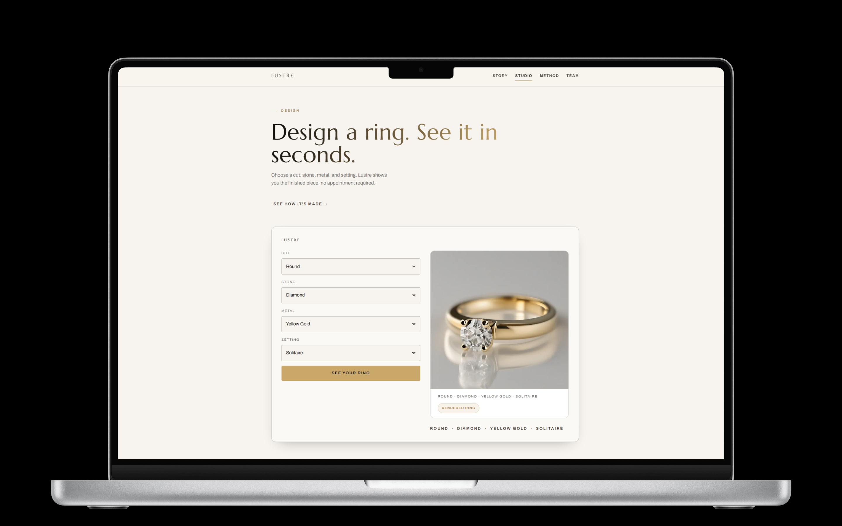 Lustre project interface