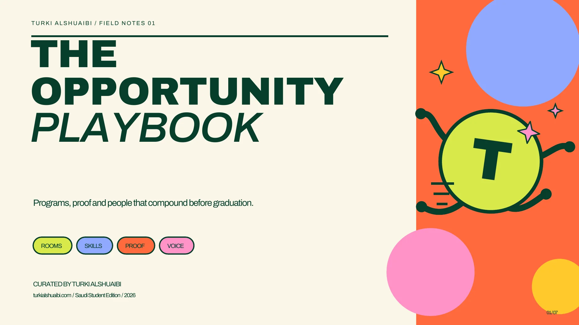 The Opportunity Playbook cover